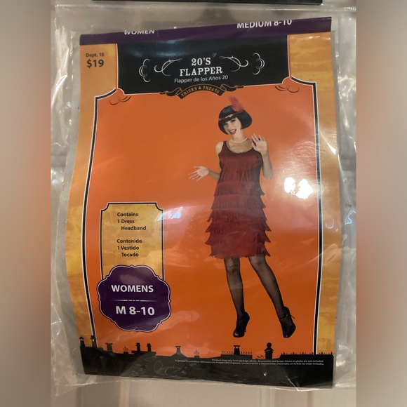 Woman’s 20’s flapper Halloween costume - Picture 2 of 6